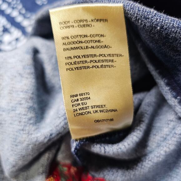 Free People, Thick Oversized, Boxy, Short Roll‎ Sleeve, Bandana Print Sweatshirt - Picture 10 of 15